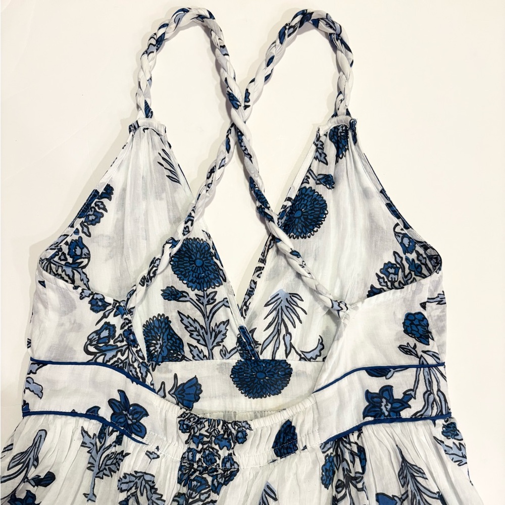 RO’S GARDEN Nevada V-neck Tiered Ruffle Maxi Dress NWT - Picture 5 of 12